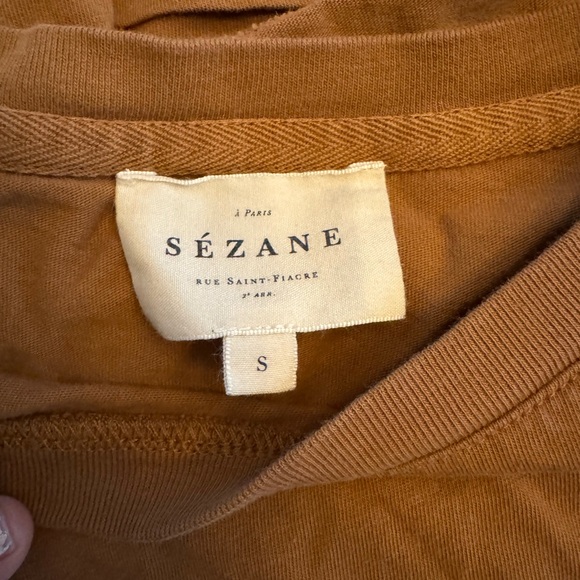 Sézane Camel Tee - Picture 3 of 4